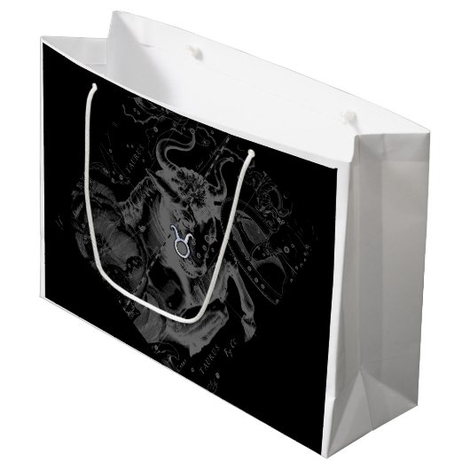 Grand Sac Cadeau Chrome Taurus Zodiac Connexion Hevelius Style (Devant Angle)