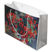 Grand Sac Cadeau Chrysanthème rouge, Monet (Dos Angle)