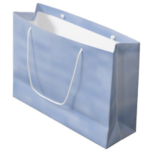 Grand Sac Cadeau Ciel bleu clair minimaliste abstrait motif mignon