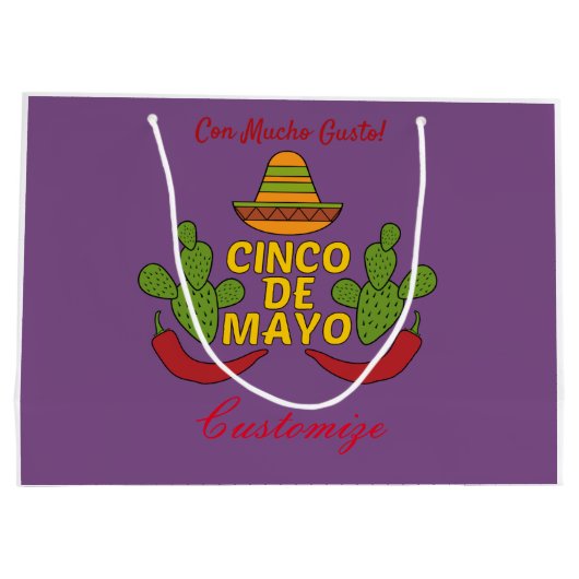 Grand Sac Cadeau Cinco De Mayo Thunder_Cove (Dos)