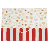 Grand Sac Cadeau Cinéma Popcorn Retro (Devant)