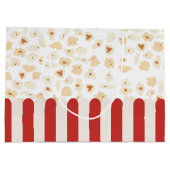 Grand Sac Cadeau Cinéma Popcorn Retro (Dos)