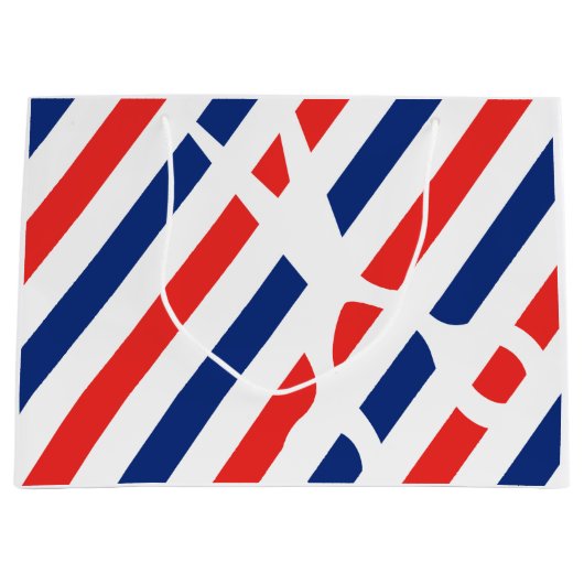 Grand Sac Cadeau Ciseaux de coiffeur (Devant)