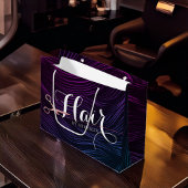 Grand Sac Cadeau Ciseaux Rose Gold Coiffeur Coiffeuse Beauté