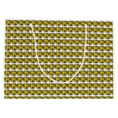 Grand Sac Cadeau Citrine Gemstone Jaune (Dos)