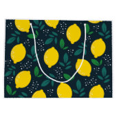 Grand Sac Cadeau Citron (Dos)