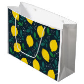 Grand Sac Cadeau Citron (Devant Angle)