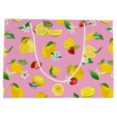 Grand Sac Cadeau Citron et fraise 1 (Dos)