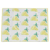Grand Sac Cadeau Citrons (Devant)