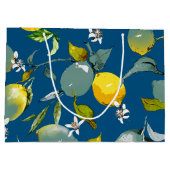 Grand Sac Cadeau citrons aquarelle 28 (Dos)