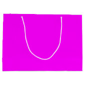 Grand Sac Cadeau Clair rose néon (Dos)