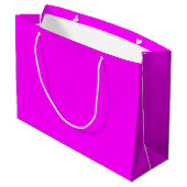 Grand Sac Cadeau Clair rose néon (Dos Angle)