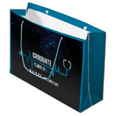 Grand Sac Cadeau Classe Personnalisée De 2023 Future Infirmière (Devant Angle)