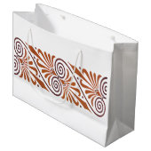 Grand Sac Cadeau Classic Greek Elegance Neutral  (Devant Angle)