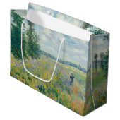 Grand Sac Cadeau Claude Monet - Champs de pavot près d'Argenteuil ( (Devant Angle)