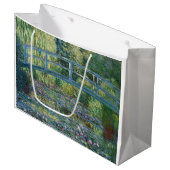 Grand Sac Cadeau Claude Monet - Eau Lily étang, Harmonie verte (Devant Angle)