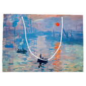 Grand Sac Cadeau Claude Monet - Impression, lever de soleil (Dos)