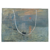 Grand Sac Cadeau Claude Monet Impression Soleil Levant (Dos)