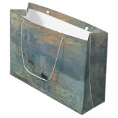Grand Sac Cadeau Claude Monet Impression Soleil Levant (Devant Angle)