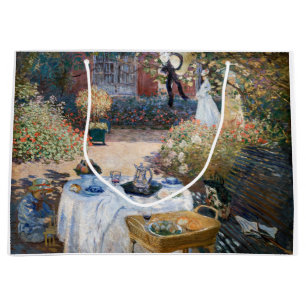 Grand Sac Cadeau Claude Monet - Le déjeuner, panneau décoratif