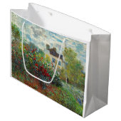 Grand Sac Cadeau Claude Monet - Le Jardin de l'Artiste à Argenteuil (Devant Angle)