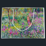 Grand Sac Cadeau Claude Monet - Le jardin d'Iris à Giverny<br><div class="desc">Jardin d'Iris à Giverny / Jardin d'Artiste à Giverny - Claude Monet,  1899-1900</div>