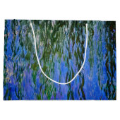 Grand Sac Cadeau Claude Monet - Lys d'eau avec saule plumant (Dos)