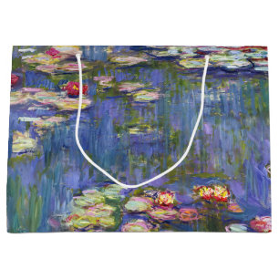 Grand Sac Cadeau Claude Monet - Nymphéas / Nénuphars