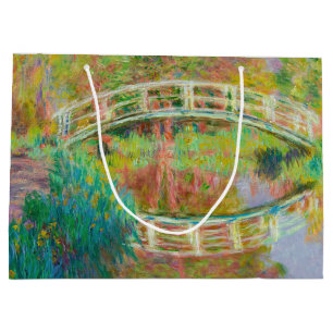 Grand Sac Cadeau Claude Monet - Pont Japonais, Giverny
