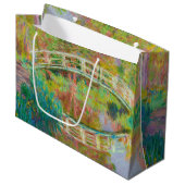 Grand Sac Cadeau Claude Monet - Pont Japonais, Giverny (Devant Angle)