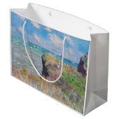 Grand Sac Cadeau Claude Monet - Promenade Cliff à Pourville (Dos Angle)