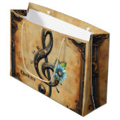 Grand Sac Cadeau Clef mécanique (Devant Angle)