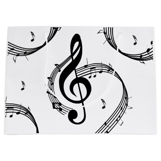 Grand Sac Cadeau Climactic G Clef (Devant)