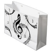 Grand Sac Cadeau Climactic G Clef (Devant Angle)
