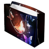 Grand Sac Cadeau Clowing Night Butterflies (Dos Angle)