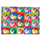 Grand Sac Cadeau Cobayes d'art de bruit (Dos)