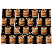 Grand Sac Cadeau Cocktail à l'ancienne (Devant)