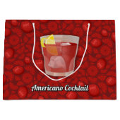 Grand Sac Cadeau cocktail Americano (Devant)