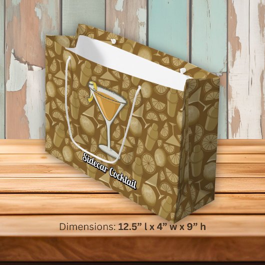 Grand Sac Cadeau Cocktail Sidecar