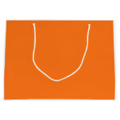 Grand Sac Cadeau Code hexadécimal citrouille FF7518 (Devant)