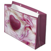 Grand Sac Cadeau Coeur (Devant Angle)