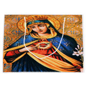 Grand Sac Cadeau Coeur immaculé de Marie (Devant)