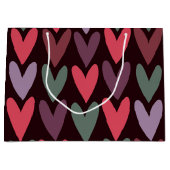 Grand Sac Cadeau Coeurs 6 (Devant)