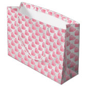 Grand Sac Cadeau Coeurs roses (Dos Angle)