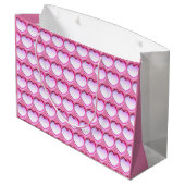 Grand Sac Cadeau Coeurs roses amusants - (Dos Angle)