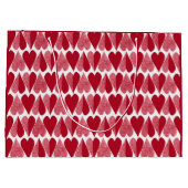 Grand Sac Cadeau Coeurs rouges (Dos)