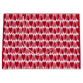 Grand Sac Cadeau Coeurs rouges (Devant)