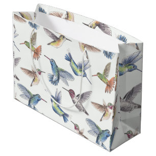 Grand Sac Cadeau Colibri