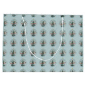 Grand Sac Cadeau Colibris, Design (Dos)