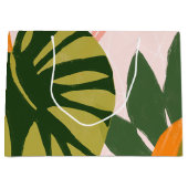 Grand Sac Cadeau Collage Jungle I (Devant)